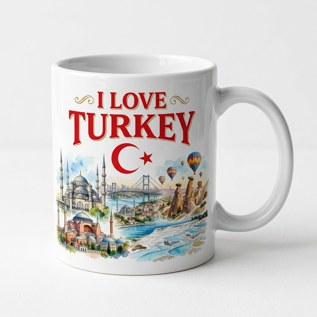 I Love Turkey Mug